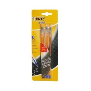 BOLIGRAFO BIC CRISTAL FINE X3U AZUL (835241)