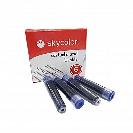 CARTUCHO SKYCOLOR X6U AZUL (JJ20311-INK)