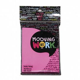 NOTAS ADHESIVAS MOOVING 76X100X100 NEON (2100109)