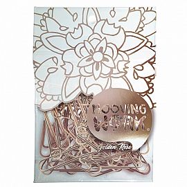 CLIPS MOOVING 50MM X20U GOLDEN ROSE (2010201GR)