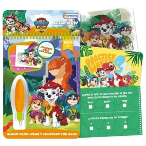 AGUA WOW TAPIMOVIL LIBRO C/LAPIZ MAGICO PARA PINTAR C/AGUA PAW PATROL.