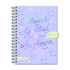 AGENDA RY 2027 MOTIVACIÓN CREATIVA "GRATITUD" 2 DÍAS POR PÁGINA 15X21