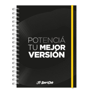 AGENDA RY 2027 SPORTCLUB "POTENCIA" 2 DÍAS POR PÁGINA 15X21