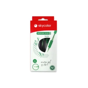 BOLIGRAFO SKYCOLOR RETRACTIL MICRO GEL M-202 VERDE