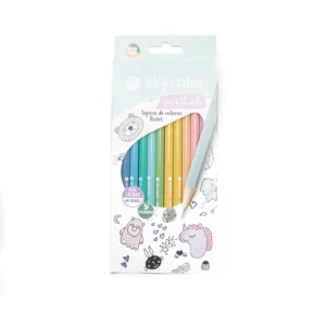 LAPIZ SKYCOLOR x 12 LARGOS PASTEL