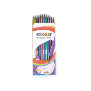 LAPIZ ECOCOLOR x 12 LARGOS SURTIDOS