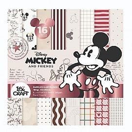 PAPEL P/SCRAP IBI CRAFT MICKEY Y FRIENDS 30X30 16HJS (600867)