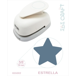 PERFORADORA ARTISTICA IBICO 17MM 3.4" ESTRELLA CORTE 1.6 (655002)