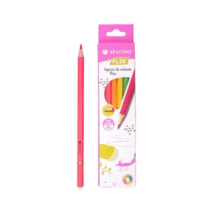 LAPIZ SKYCOLOR x 6 LARGOS FLUO