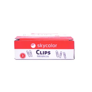 BROCHE SKYCOLOR CLIP METALICO N° 3 x 100 unid. (28 mm)