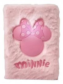 LIBRETA EZCO A5 PLUSH MINNIE MOUSE 64 HOJAS RAYADO.