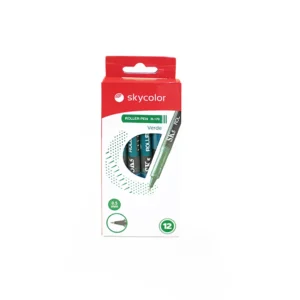 LAPICERA ROLLER GEL SKYCOLOR R-170 VERDE TINTA LIQUIDA