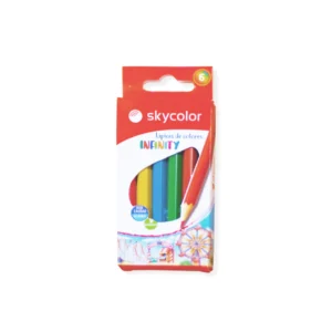 LAPIZ SKYCOLOR x 6 CORTOS INFINITY SURTIDOS