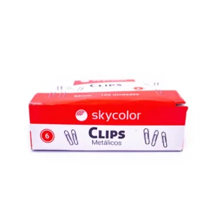 BROCHE SKYCOLOR CLIP METALICO N° 6 x 100 unid. (50 mm)