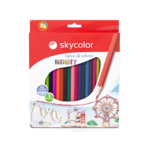LAPIZ SKYCOLOR x 24 LARGOS INFINITY SURTIDOS