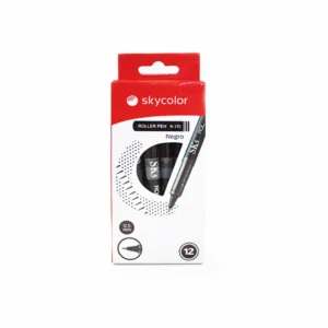 LAPICERA ROLLER GEL SKYCOLOR R-170 NEGRO TINTA LIQUIDA