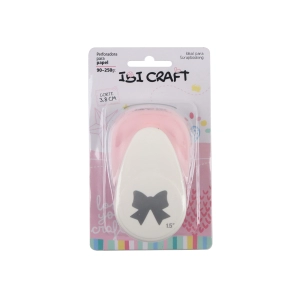 PERFORADORA ARTISTICA IBI CRAFT NOTA MOÑO 38MM CORTE 3.8CM (655421)