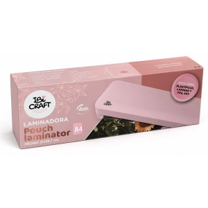 PLASTIFICADORA A4 PROFESIONAL IBI CRAFT ROSA 21X29.7 CM (700364)
