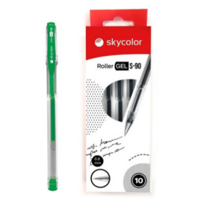 LAPICERA ROLLER GEL SKYCOLOR S-90 X12U VERDE