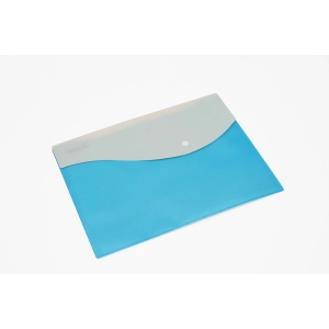 SOBRE PLASTICO IBI CRAFT C/BOTON ESQUELA AZUL X12U C/U (76790)