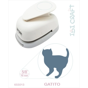PERFORADORA ARTISTICA IBI CRAFT GATITO 17MM CORTE 1.7CM (655013)