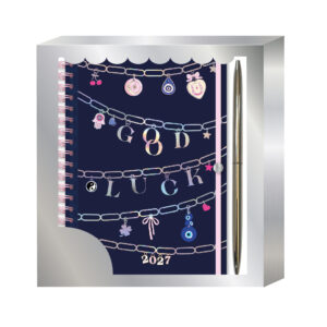 SUPER SET AGENDA RY UNIVERSO "GOOD LUCK" 2027 + BOLIGRAFO