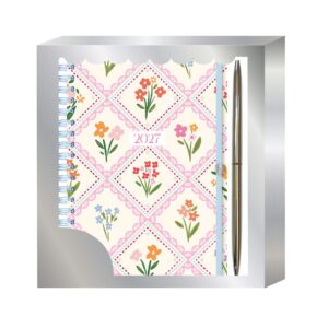 SUPER SET AGENDA RY ACUARELA "FLORES" 2027 + BOLIGRAFO